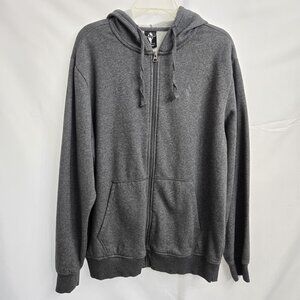 Skechers Gray Men's Jacket Size Large Zip Up Hoodie